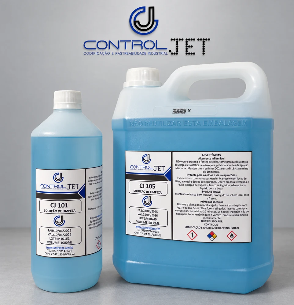 Soluções de limpeza — CJ101 · CJ105
